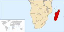 Madagaskars läge