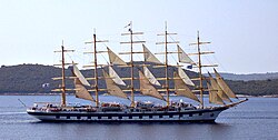 Royal Clipper i Kroatien