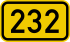 Bundesstraße 232 number.svg