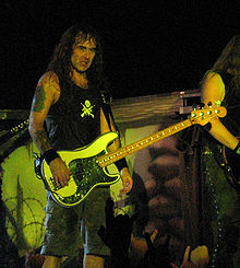 Steve Harris med Iron Maiden 2006