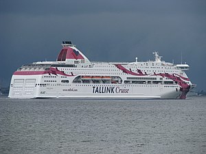 Baltic Princess lämnar Tallinn