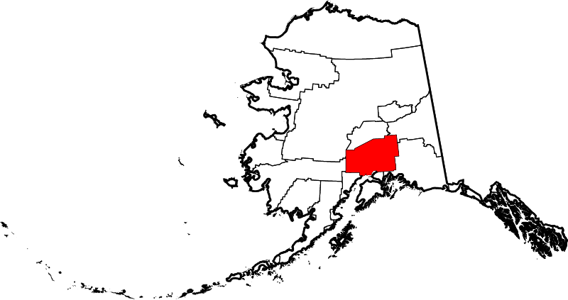 Fil:Map of Alaska highlighting Matanuska-Susitna Borough.svg