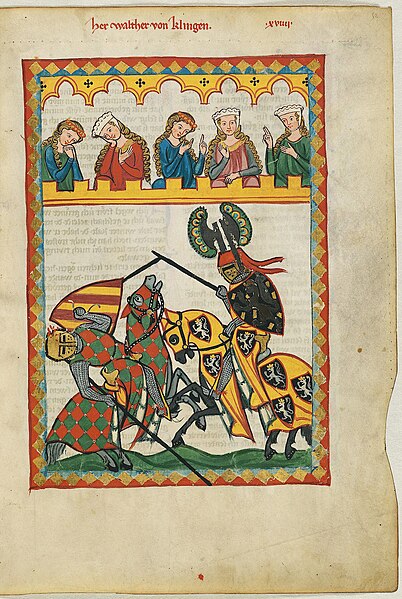 Fil:Codex Manesse 081 Walther von Klingen.jpg