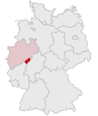 Kreis Siegen-Wittgensteins läge i Tyskland