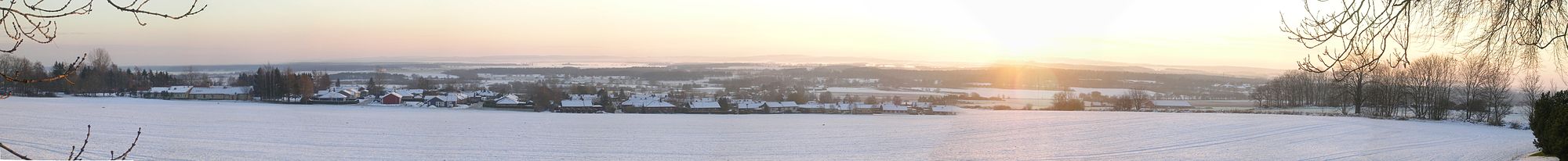 Panorama från Harlösa kyrka