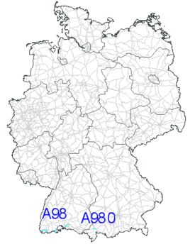 Bundesautobahn 98 Karte.png