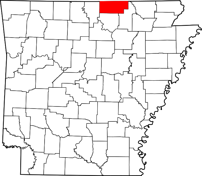 Fil:Map of Arkansas highlighting Fulton County.svg