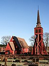 Kyrkan med klockstapeln