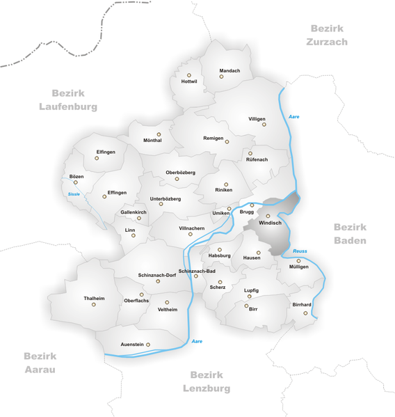 Fil:Karte Gemeinde Windisch.png