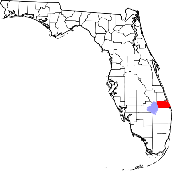 Fil:Map of Florida highlighting Martin County.svg