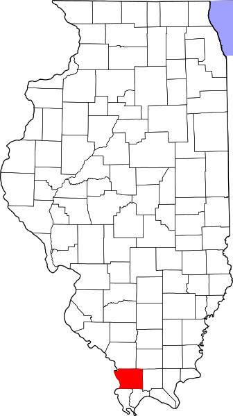 Fil:Map of Illinois highlighting Union County.svg