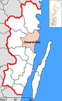Fil:Oskarshamn Municipality in Kalmar County.png