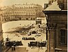 Pariskommunen 1871: Barrikader på Paris gator vid den raserade Vendôme-kolonnen.