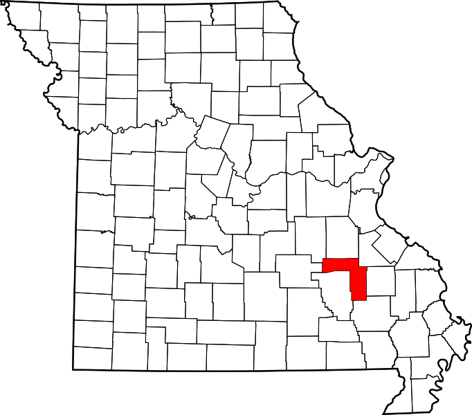 Fil:Map of Missouri highlighting Iron County.svg