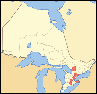 Regioner i Ontario