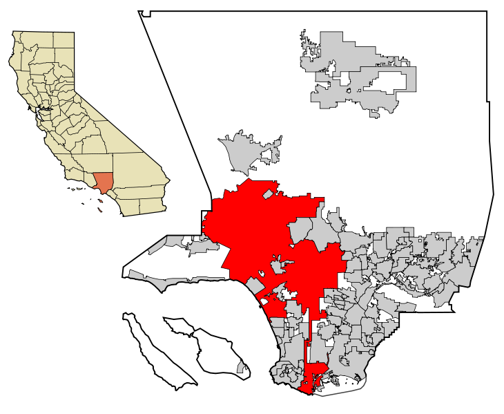 Fil:LA County Incorporated Areas Los Angeles highlighted.svg