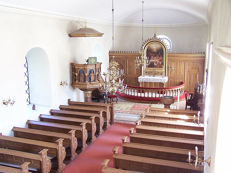 Fil:Tirups kyrka interior.jpg