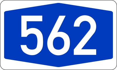 Bundesautobahn 562 number.svg