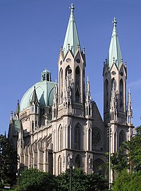 Cathedral Metropolitana i São Paolo i Brasilien.