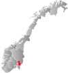 Akershus fylkes läge i Norge