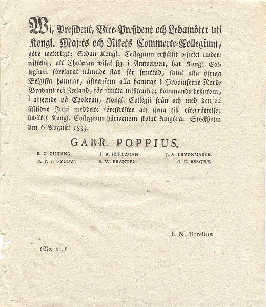 Fil:Kungörelse om kolerans utbrott 1833, bild 2.jpg