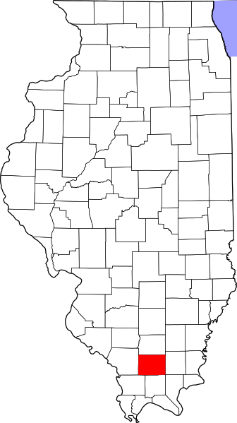Fil:Map of Illinois highlighting Williamson County.svg