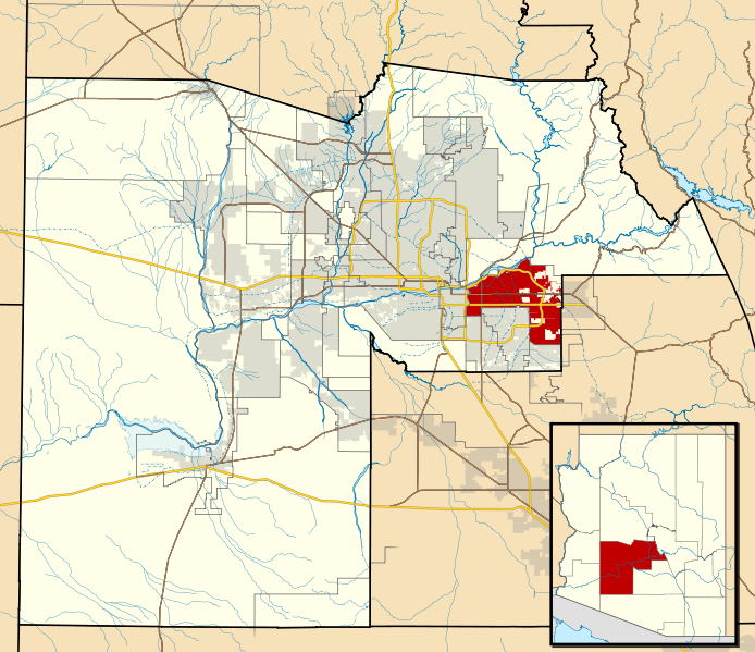 Fil:Maricopa County Incorporated and Planning areas Mesa highlighted.svg