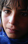 Internationella kvinnodagen: Pashtunsk flicka i Afghanistan.