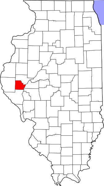 Fil:Map of Illinois highlighting Brown County.svg