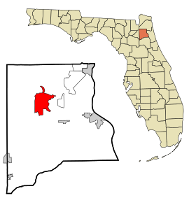 Plats i Clay County och staten Florida