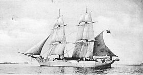 HMS Gladan i Marstrand år 1908