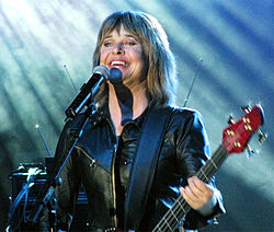 Suzi Quatro framträder på AIS Arena i Canberra, Australien den 26 september 2007