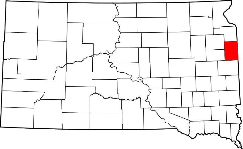 Fil:Map of South Dakota highlighting Deuel County.svg