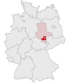 Saalekreis (mörkröd) i Tyskland