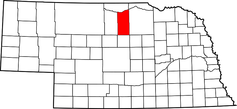 Fil:Map of Nebraska highlighting Rock County.svg