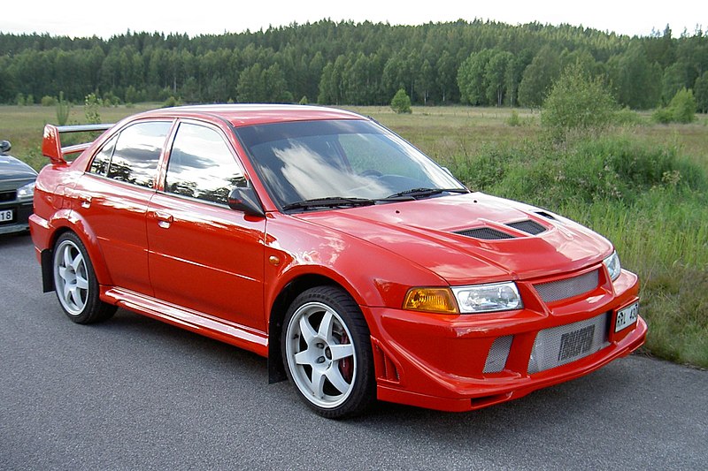 Fil:Mitsubishi-Lancer-Evolution röd.jpg