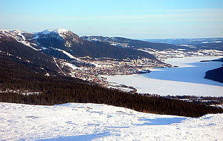 Åresjön och Åre by