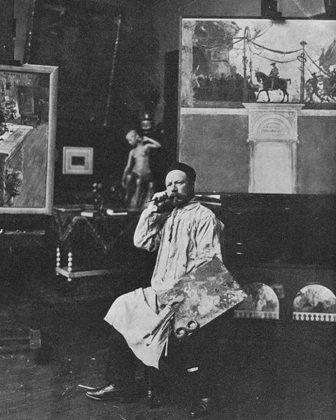 Fil:Carl Larsson in his studio 1890s.jpg
