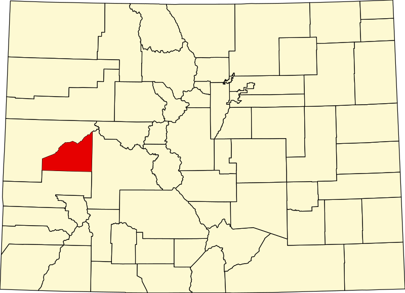 Fil:Map of Colorado highlighting Delta County.svg