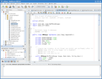 NetBeans IDE 6.0 on Linux.png
