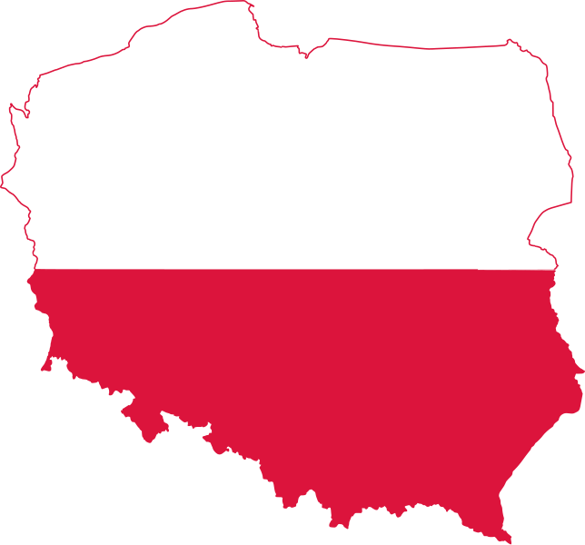 Poland map flag.svg