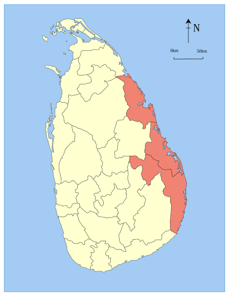 Fil:Sri Lanka Eastern Province locator map.svg