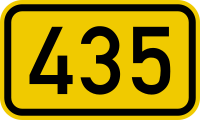 Fil:Bundesstraße 435 number.svg