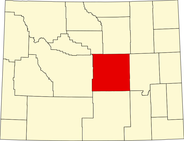 Fil:Map of Wyoming highlighting Natrona County.svg