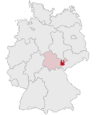 Landkreis Greiz (mörkröd) i Tyskland