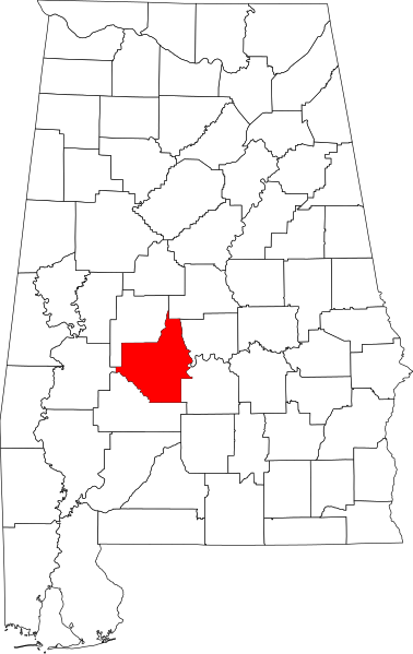 Fil:Map of Alabama highlighting Dallas County.svg