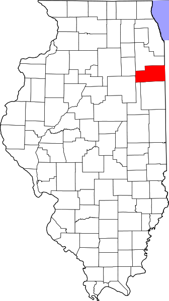 Fil:Map of Illinois highlighting Kankakee County.svg