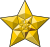 Den här stjärnan symboliserar de utmärkta artiklarna på Wikipedia.