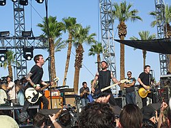 Against Me! på Coachella Valley Music and Arts Festival år 2007.