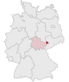 Landkreis Altenburger Land (mörkröd) i Tyskland